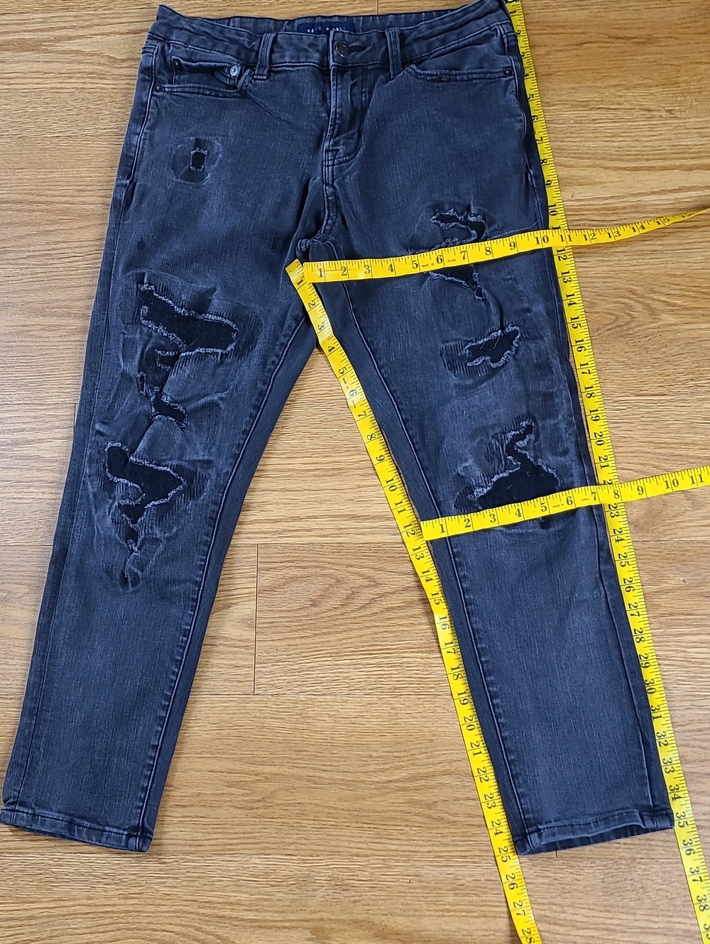 Aeropostale athletic skinny 2022 pre-owned girls distroyed strech denim jeans